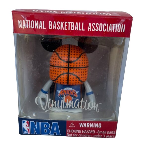 Disney Other - Disney Parks NBA Series New York Knicks Mickey Mouse Vinylmation Figure